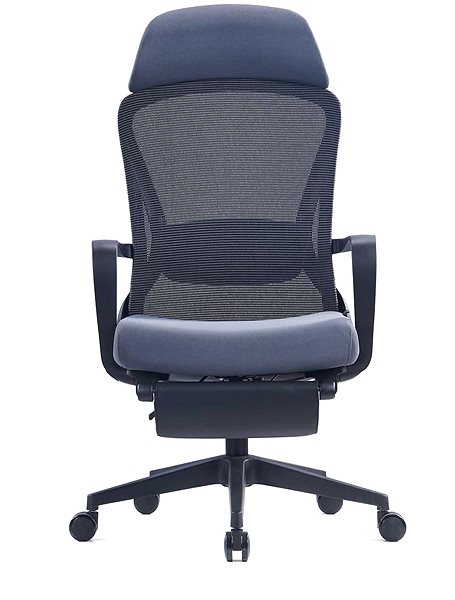 Kancelárska stolička DALENOR Enjoy HB, textil, sivá ...