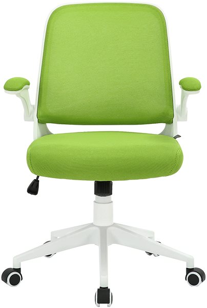 Kancelárska stolička DALENOR Pretty White, textil, zelená ...