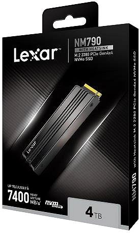 SSD meghajtó Lexar SSD NM790 4TB Heatsink ...