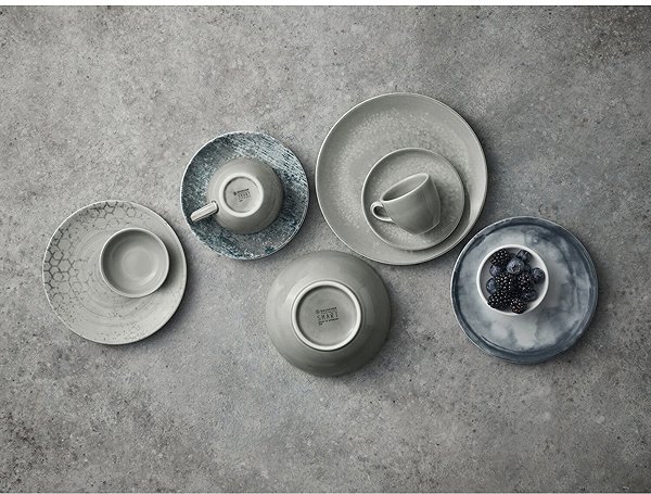 Set of cups BAUSCHER Smart Espresso Cup, 80 ml, grey, 6 pcs.