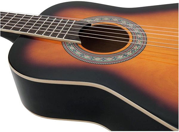 Klasická gitara Dimavery AC-303 1/2 sunburst Vlastnosti/technológia