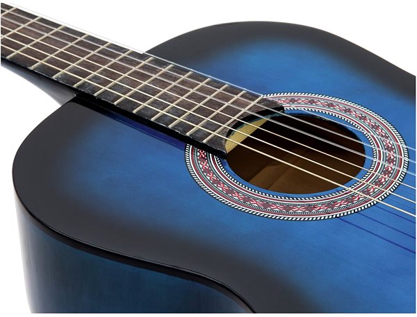 Klasická gitara Dimavery AC-303 4/4 modrá Vlastnosti/technológia