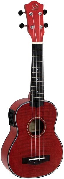 Ukulele Dimavery UK-100 red Lateral view