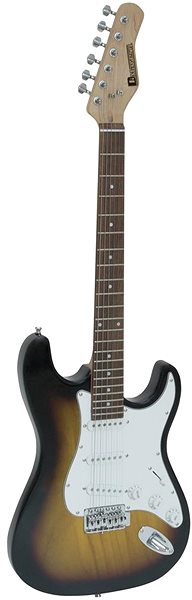 Elektrická kytara Dimavery EGS-1 s kombem a příslušenstvím, sunburst ...