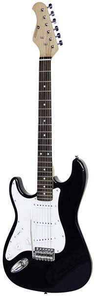 Elektrická gitara Dimavery ST-203 ľavoruká, čierna ...