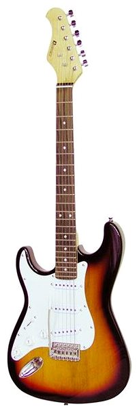 Elektrická gitara Dimavery ST-203 ľavoruká, sunburst ...