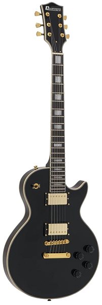 Elektrická gitara Dimavery LP-530, čierno-zlatá ...