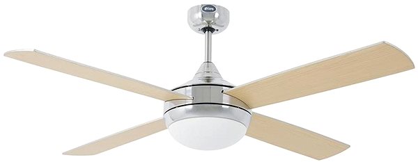 Ceiling Light FARO 33701 - Ceiling Fan ICARIA with Remote Control 2xE27/20W/230V Grey Features/technology