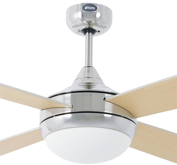 Ceiling Light FARO 33701 - Ceiling Fan ICARIA with Remote Control 2xE27/20W/230V Grey Features/technology