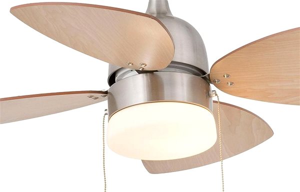 Ceiling Light FARO 33706 - Ceiling Fan MEDITERRANEO 1xE14/8W/230V Features/technology