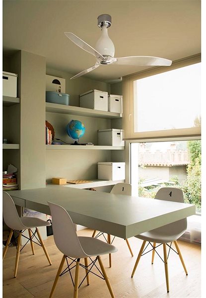Fan FARO 32020 - Ceiling Fan MINI ETERFAN Glossy White ...