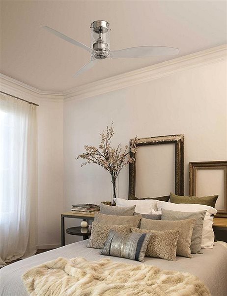 Fan FARO 33393 - MINI TUBE FAN Ceiling Fan with Remote Control and DC Motor Lifestyle