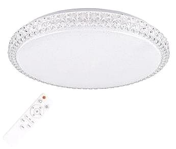 Ceiling Light LED Dimmable Ceiling Light CRUZ with Remote Control 1xLED/40W/230V 2000lm Screen