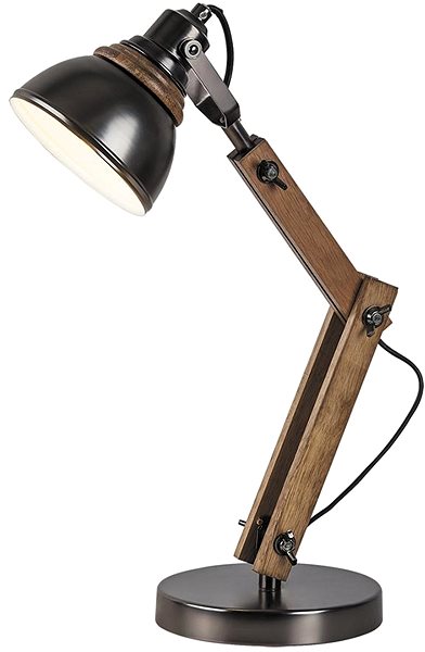 Stolová lampa Rabalux – Stolná lampa 1× E14/15 W/230 V čierna ...