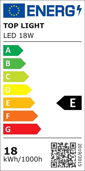 Ceiling Light Top Light 5502/HXL/PRA/LED - LED Ceiling Light LED/18W/230V Energy label