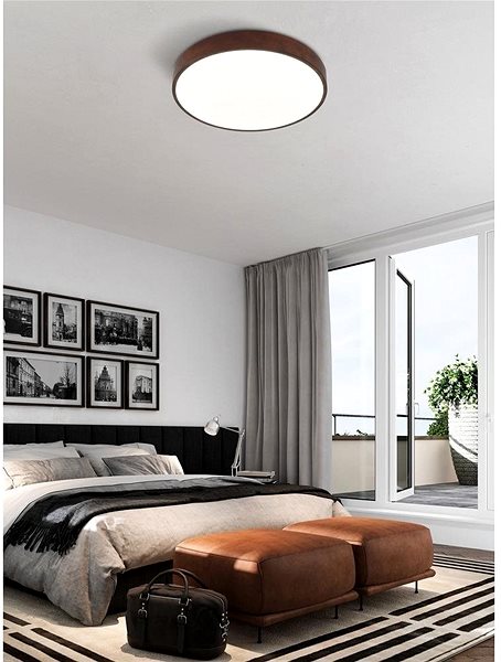 Ceiling Light Top Light Metal 40CO RC-LED Dimmable Ceiling Light LED/51W/230V + DO Brown Lifestyle