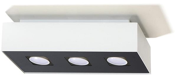 Ceiling Light Ceiling Light MONO 3 3xGU10/40W/230V Lateral view