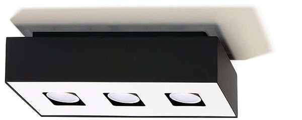 Ceiling Light Ceiling Light MONO 3 3xGU10/40W/230V Lateral view