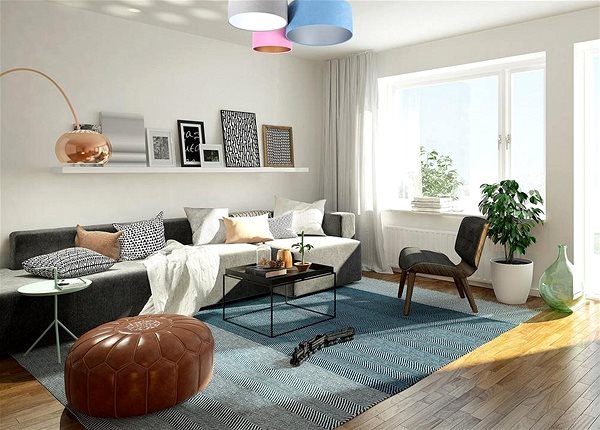 Ceiling Light Ceiling Lamp SPACE 3xE27/60W/230V Lifestyle