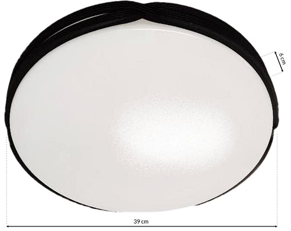 Ceiling Light LED Bathroom Dimmable Ceiling Light SOUL LED/36W/230V IP44 Technical draft