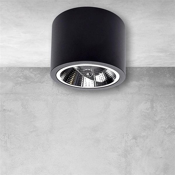 Ceiling Light Ceiling Light REDONDO 1xAR111 - GU10/12W/230V Lifestyle