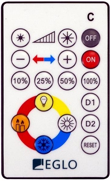 Ceiling Light Eglo - LED Dimmable Ceiling Light LED/30W/230V Remote control