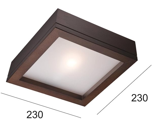 Ceiling Light Ceiling Light AGATA 1xE14/40W/230V Technical draft