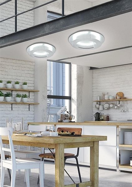 Ceiling Light LED Ceiling Light MERPLE LED/18W/230V Chrome Lifestyle