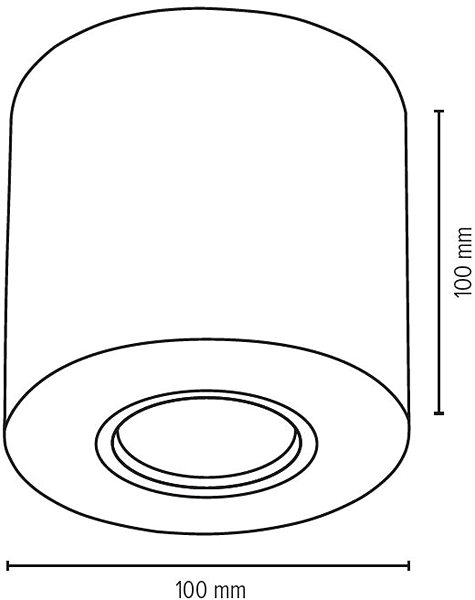 Ceiling Light Ceiling Light CONCRETEDREAM 1xGU10/6W/230V ...