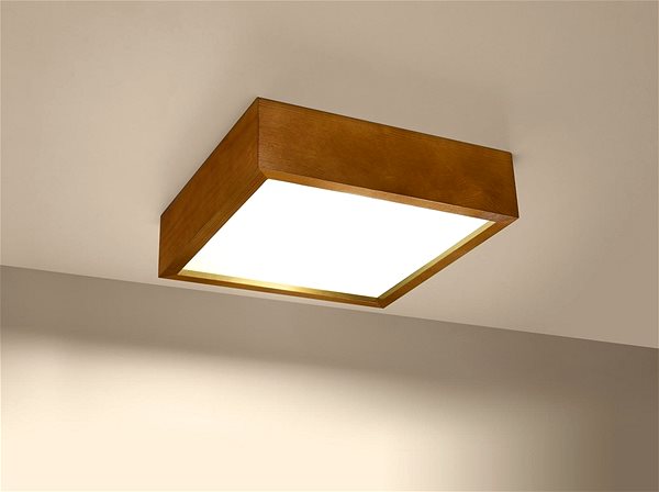 Ceiling Light Ceiling Light MADERA 2xE27/60W/230V Oak Lifestyle