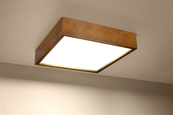 Ceiling Light Ceiling Light MADERA 3xE27/60W/230V Oak Lifestyle