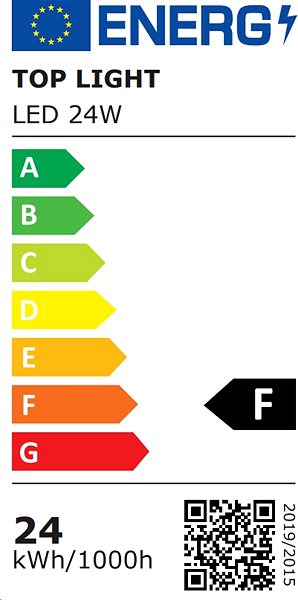 Ceiling Light Top Light 5501/40/LED - LED Ceiling Light 1xLED/24W/230V Energy label