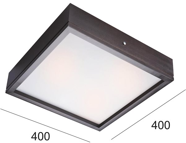 Ceiling Light Ceiling Light AGATA 3xE27/60W/230V Technical draft