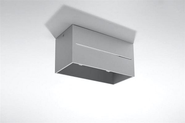 Ceiling Light Ceiling Light LOBO 2xGU10/40W/230V Grey Lifestyle