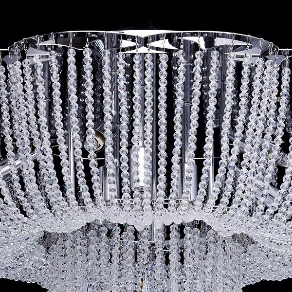 Ceiling Light CHIARO - Crystal Ceiling Lamp SUZANNE 8xG9/40W/230V Features/technology