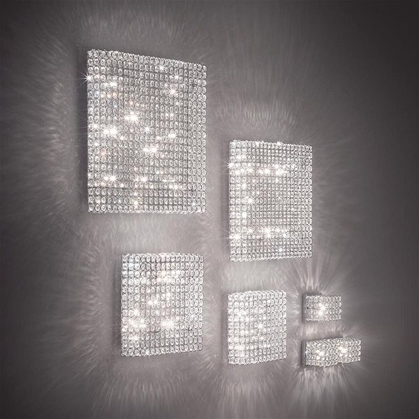 Ceiling Light Ideal Lux - Crystal Ceiling Lamp 10xG9/28W/230V Lifestyle
