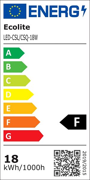 Ceiling Light LED Ceiling Light LADA LED/18W/230V 4100K Energy label