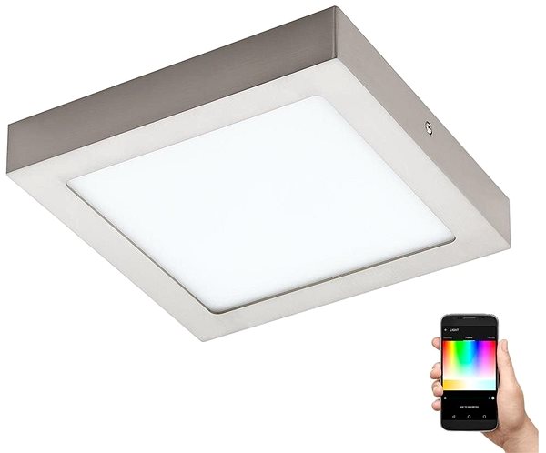 Ceiling Light Eglo - LED RGBW Dimmable Ceiling Light FUEVA-C LED/15,6W/230V Bluetooth ...