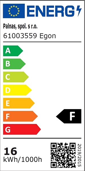 Ceiling Light LED Bathroom Ceiling Light EGON LED/16W/230V IP44 4000K Energy label