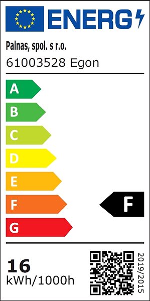 Ceiling Light LED Bathroom Ceiling Light EGON LED/16W/230V IP44 3000K Energy label