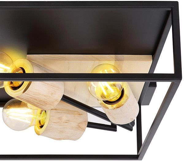Ceiling Light Globo - Ceiling Light 3xE27/60W/230V Features/technology
