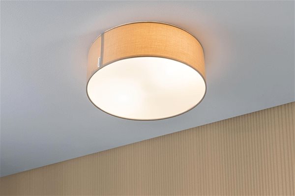 Ceiling Light Paulmann 70952 - 2xE27/20W Ceiling Light MARI 230V Beige Lifestyle