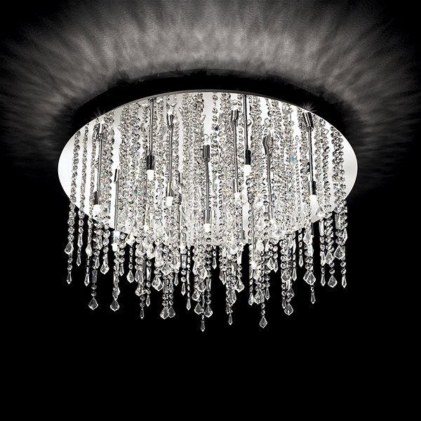 Ceiling Light Ideal Lux - Crystal Ceiling Lamp ROYAL 15xG9/40W/230V Lifestyle