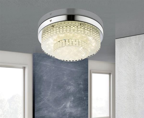 Ceiling Light Globo - LED Ceiling Light LED/16W/230V Lifestyle