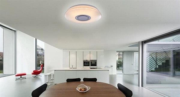Ceiling Light Globo - LED Ceiling Light with Speaker LED/12W/230V Lifestyle