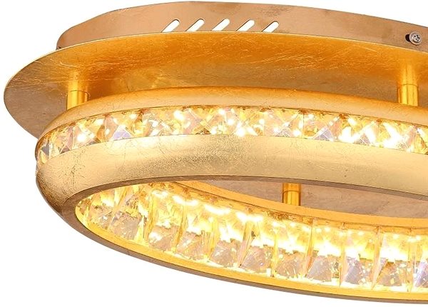 Ceiling Light Globo - LED Crystal Ceiling Light LED/18W/230V Features/technology