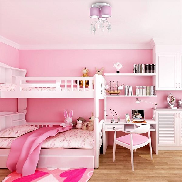 Ceiling Light Children's Ceiling Light BALLET 3xE27/60W/230V ...