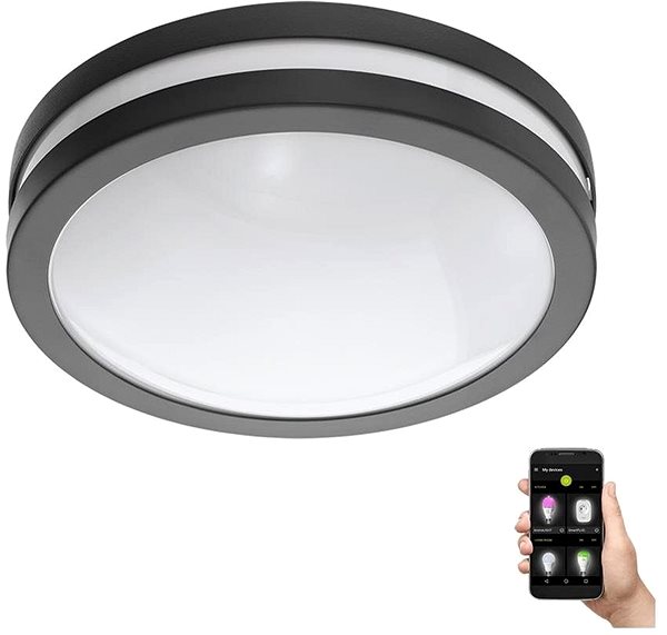 Ceiling Light Eglo - LED Dimmable Bathroom Ceiling Light LOCANA-C LED/14W/230V Bluetooth IP44 ...