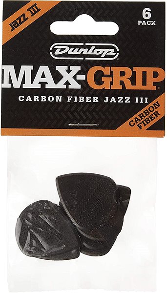Pengető Dunlop 471P3C Max Grip Jazz III Carbon Fiber 6 db ...