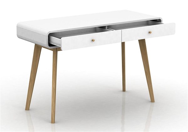 Konzolový stolík Danish Style Calin 120 cm, biely ...